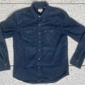 Levi’s Barstow Western Denim Large Shirt Classic Excellent Condition